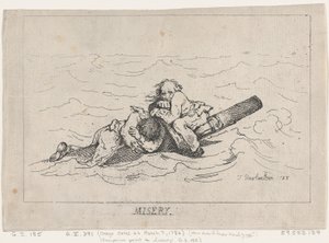 Nieszczęście autorstwa Thomas Rowlandson