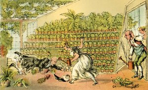 „Nieszczęście w Tulip Hall” autorstwa Thomas Rowlandson