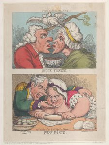 Mock Turtle, Pasta Ptyśna, 20.11.1810., 20.11.1810. autorstwa Thomas Rowlandson
