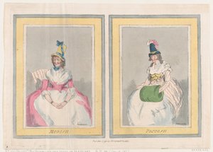 Modish and Prudish, 1 grudnia 1791., 1 grudnia 1791. autorstwa Thomas Rowlandson