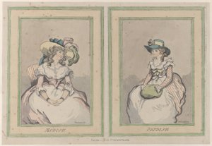 Modish and Prudish, 1 grudnia 1791., 1 grudnia 1791. autorstwa Thomas Rowlandson