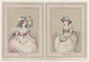 Modish and Prudish, 1 grudnia 1791., 1 grudnia 1791. autorstwa Thomas Rowlandson