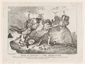 Więcej o Werther-The Separation: Charlotte Preserved from Destruction przez Alberta i ..., 6 maja 1786. autorstwa Thomas Rowlandson