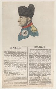 Napoleon, marzec 1814., marzec 1814. autorstwa Thomas Rowlandson