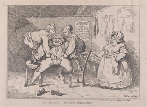 Bryczesy Elastyczne Wynalezione, 1.11.1784., 1.11.1784. autorstwa Thomas Rowlandson