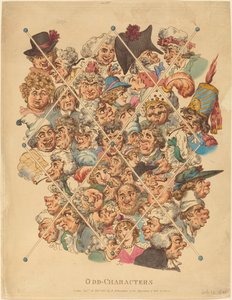 Postacie nieparzyste autorstwa Thomas Rowlandson