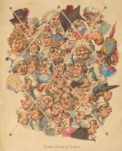 Postacie nieparzyste, opublikowane w 1801 r. autorstwa Thomas Rowlandson