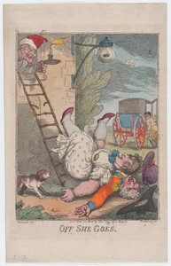 Off She Goes, 24 grudnia 1808., 24 grudnia 1808. autorstwa Thomas Rowlandson