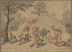 One Tree Hill – Greenwich Park autorstwa Thomas Rowlandson