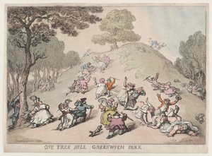 One Tree Hill, Greenwich Park, 1802, 1802. autorstwa Thomas Rowlandson