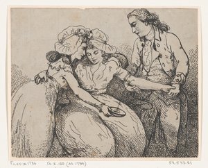 Przekłucie żyły autorstwa Thomas Rowlandson