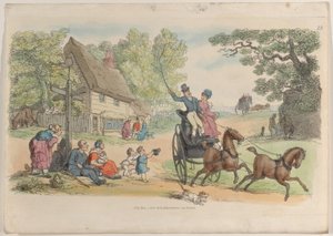 Tablica 13, ze Świata w miniaturze, 1816., 1816. autorstwa Thomas Rowlandson