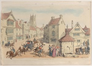 Tablica 24, ze Świata w miniaturze, 1816., 1816. autorstwa Thomas Rowlandson