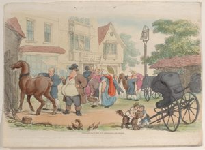 Tablica 27, ze świata w miniaturze, 1816., 1816. autorstwa Thomas Rowlandson