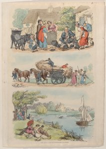 Tablica 9, ze Świata w miniaturze, 1816., 1816. autorstwa Thomas Rowlandson