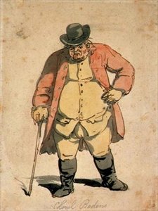 Portret Josepha Bodena, ok. 1806-11 (akwarela, pióro i atrament na papierze) autorstwa Thomas Rowlandson