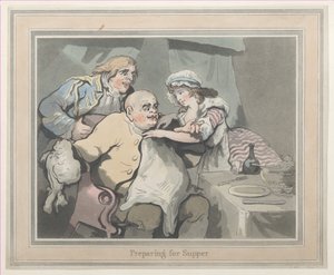 Przygotowanie do Wieczerzy, 1790., 1790. autorstwa Thomas Rowlandson