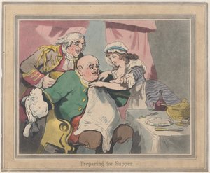 Przygotowania do Wieczerzy 22 października 1789 r., 22 października 1789 r. autorstwa Thomas Rowlandson