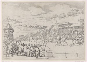 Przygotowanie do startu, 30 września 1811, 30 września 1811. autorstwa Thomas Rowlandson