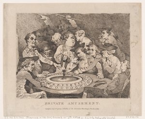 Rozrywka prywatna, 1 stycznia 1786., 1 stycznia 1786. autorstwa Thomas Rowlandson