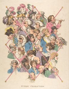 Postacie publiczne, 1 kwietnia 1801, 1 kwietnia 1801. autorstwa Thomas Rowlandson