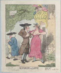 Zakochany kwak, 1815., 1815 . autorstwa Thomas Rowlandson