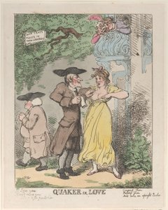 Zakochany kwak, 1815., 1815 . autorstwa Thomas Rowlandson