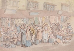 Rag Fair albo Rosemary Lane autorstwa Thomas Rowlandson
