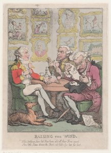 Podnosząc wiatr, 1805-12., 1805-12. autorstwa Thomas Rowlandson