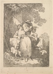 Odpocznij od pracy w słoneczne dni, 1784-87. autorstwa Thomas Rowlandson