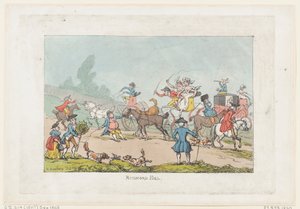 Wzgórze Richmond, 1811., 1811. autorstwa Thomas Rowlandson