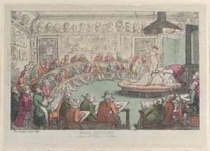 Akademia Królewska, Somerset House, Londyn, 1801-11., 1801-11. autorstwa Thomas Rowlandson