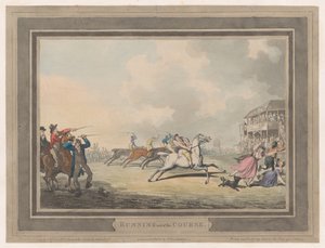Wybieganie z kursu, 1 stycznia 1799., 1 stycznia 1799. autorstwa Thomas Rowlandson