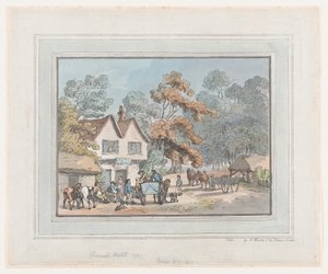 Wiejski postój, 1787., 1787. autorstwa Thomas Rowlandson