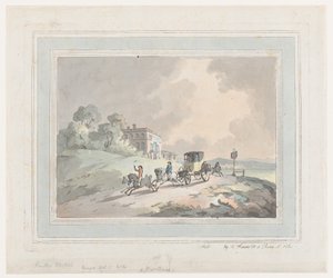 Szkic rustykalny, czyli podróżowanie po bryczce, 1785-99., 1785-99. autorstwa Thomas Rowlandson