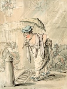 Smutna, niechlujna pogoda autorstwa Thomas Rowlandson