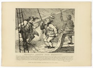 Żeglowanie wśród Hebrydów, z podróży Boswella po Hebrydach autorstwa Thomas Rowlandson