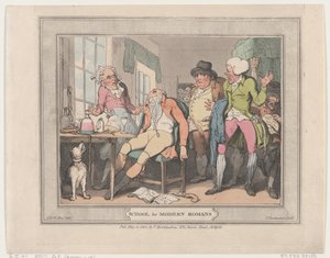 Szkoła dla współczesnych Rzymian, 10 maja 1802 r., 10 maja 1802 r. autorstwa Thomas Rowlandson