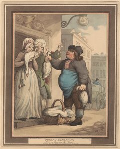 Zestaw ośmiu (2): Okrzyki Londynu autorstwa Thomas Rowlandson