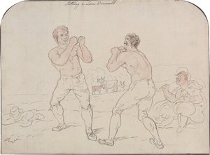 Rozstrzyganie kłótni miłosnej autorstwa Thomas Rowlandson