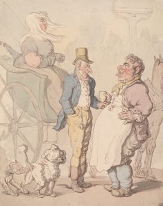 „Slender Billy”  Odpoczywa autorstwa Thomas Rowlandson