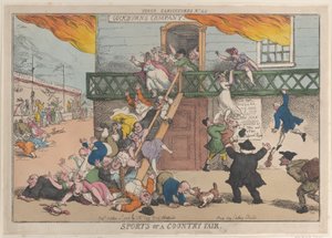 Jarmark sportów wiejskich, 5 października 1810 r., 5 października 1810 r. autorstwa Thomas Rowlandson