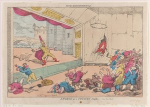 Jarmark sportowy, część trzecia, 5 października 1810 r., 5 października 1810 r. autorstwa Thomas Rowlandson
