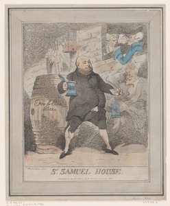 S. Samuel House, [1780] wznowione 1786-91., [1780] wznowione 1786-91. autorstwa Thomas Rowlandson