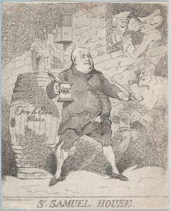 S. Samuel House, [1780] wznowione 1786-91., [1780] wznowione 1786-91. autorstwa Thomas Rowlandson