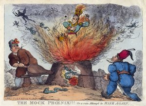 PSYCHICZNY FENIKS! Albo próżna próba PONOWNEGO WZBUDZENIA autorstwa Thomas Rowlandson