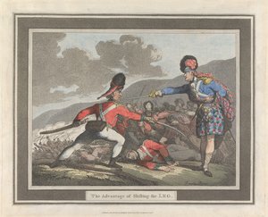 Zalety przesuwania nogi autorstwa Thomas Rowlandson