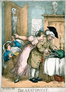 Anatom, 1811 autorstwa Thomas Rowlandson