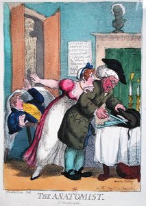 The Anatomist, wyd. Thomas Tegg autorstwa Thomas Rowlandson