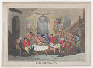Śniadanie, 1 lutego 1789., 1 lutego 1789. autorstwa Thomas Rowlandson